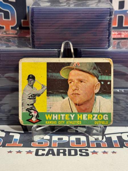 1960 Topps Whitey Herzog 92
