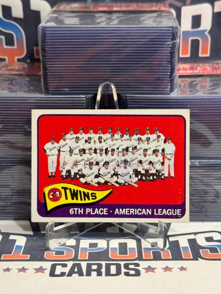 1965 Topps (Twins Team Card) #Harmon Killebrew, Tony Oliva, Jim Kaat #24