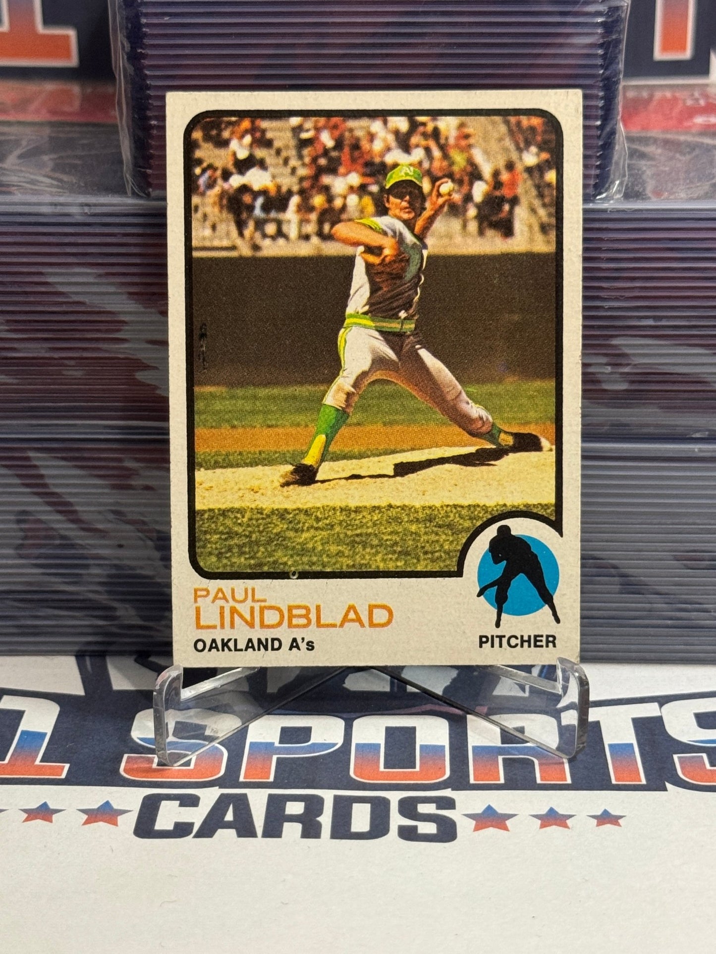 1973 Topps Paul Lindblad #406