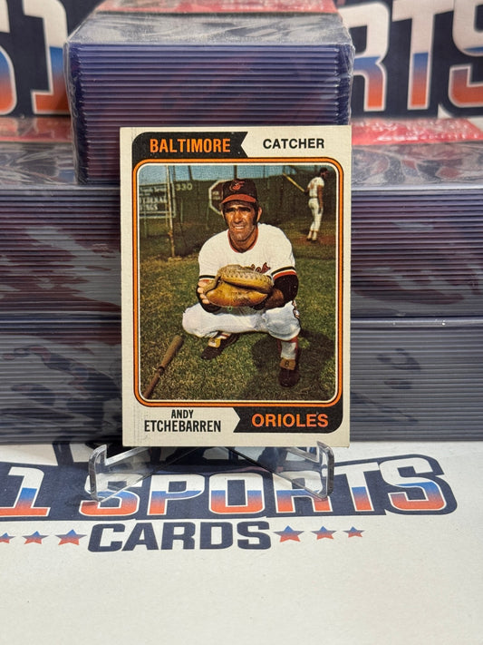 1974 Topps Andy Etchebarren #488