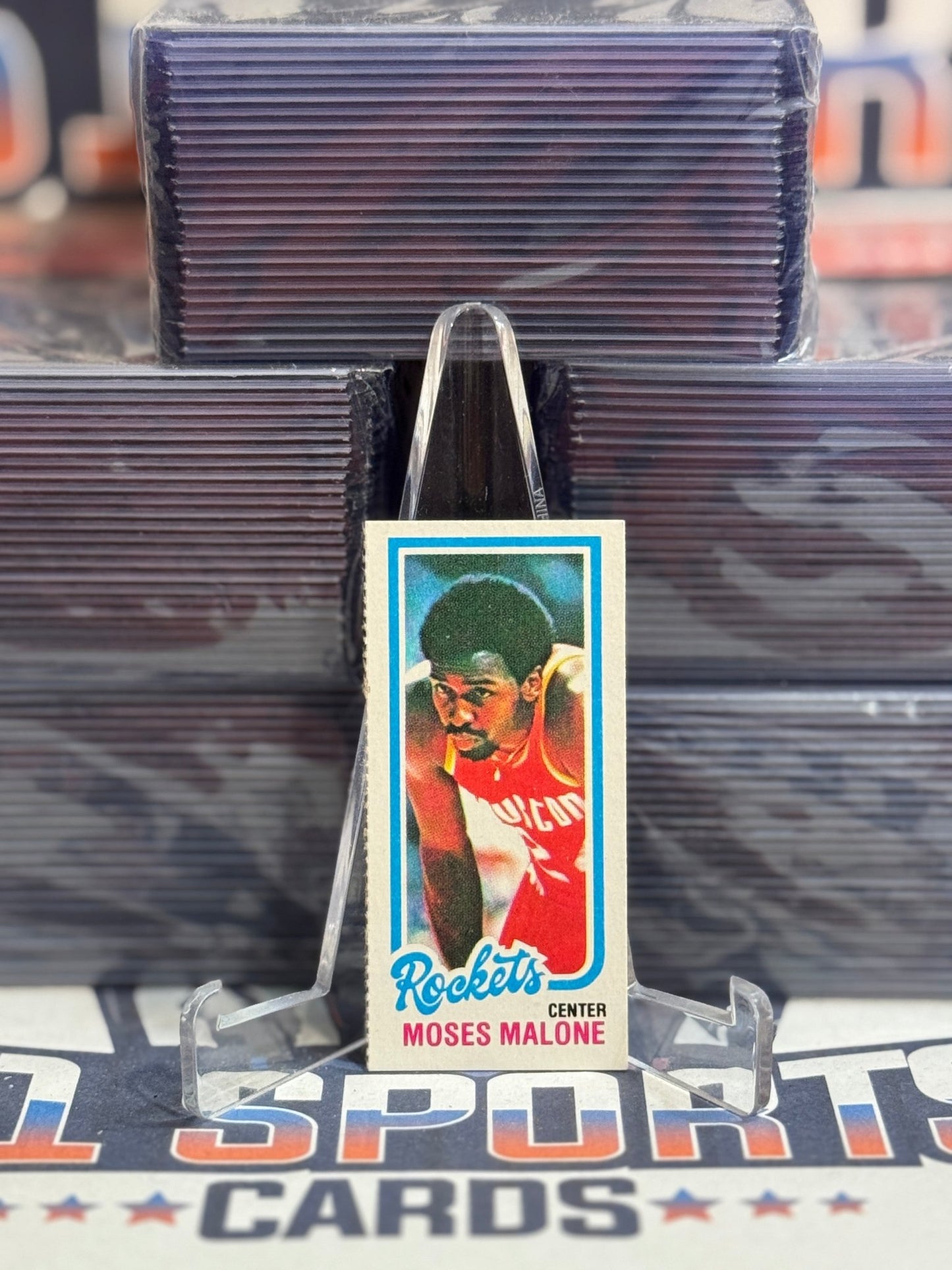 1980 Topps (Mini) Moses Malone 107