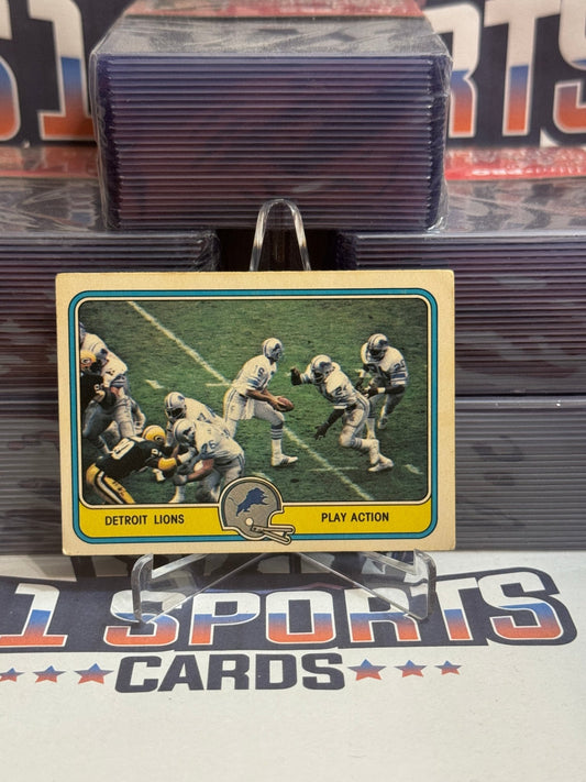 1981 Fleer Detroit Lions Team Card #17