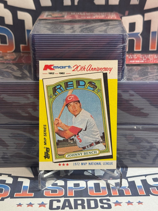 1982 Topps (Kmart 20th Anniversary) Johnny Bench 22