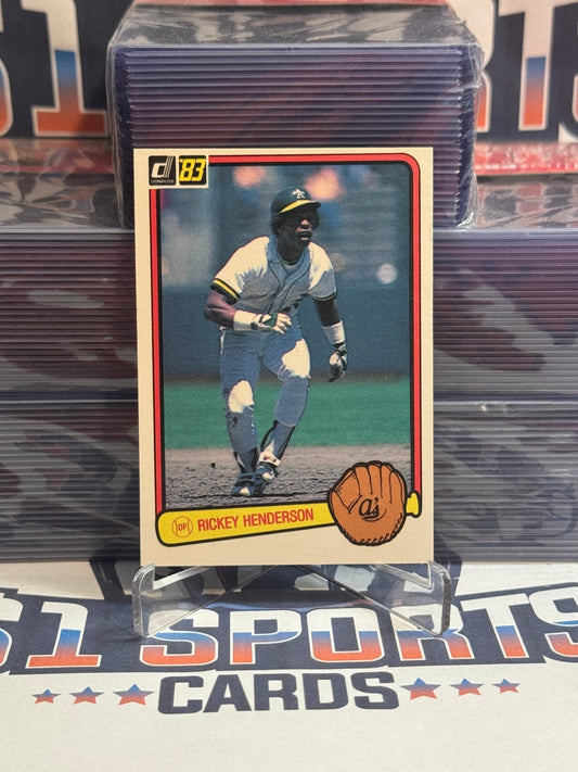 1983 Donruss Rickey Henderson 85