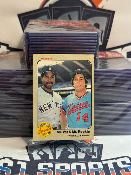 1983 Fleer (SuperStar Specials) Dave Winfield & Kent Hrbek #633