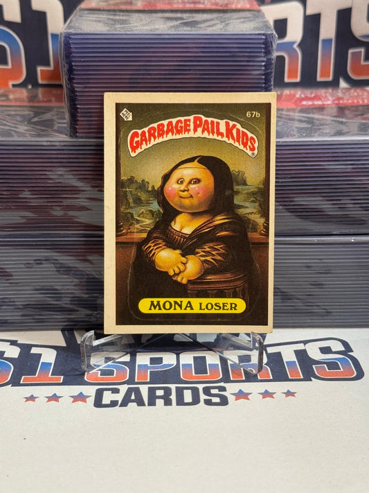 1985 Topps Garbage Pail Kids (Glossy) Mona Loser #67b