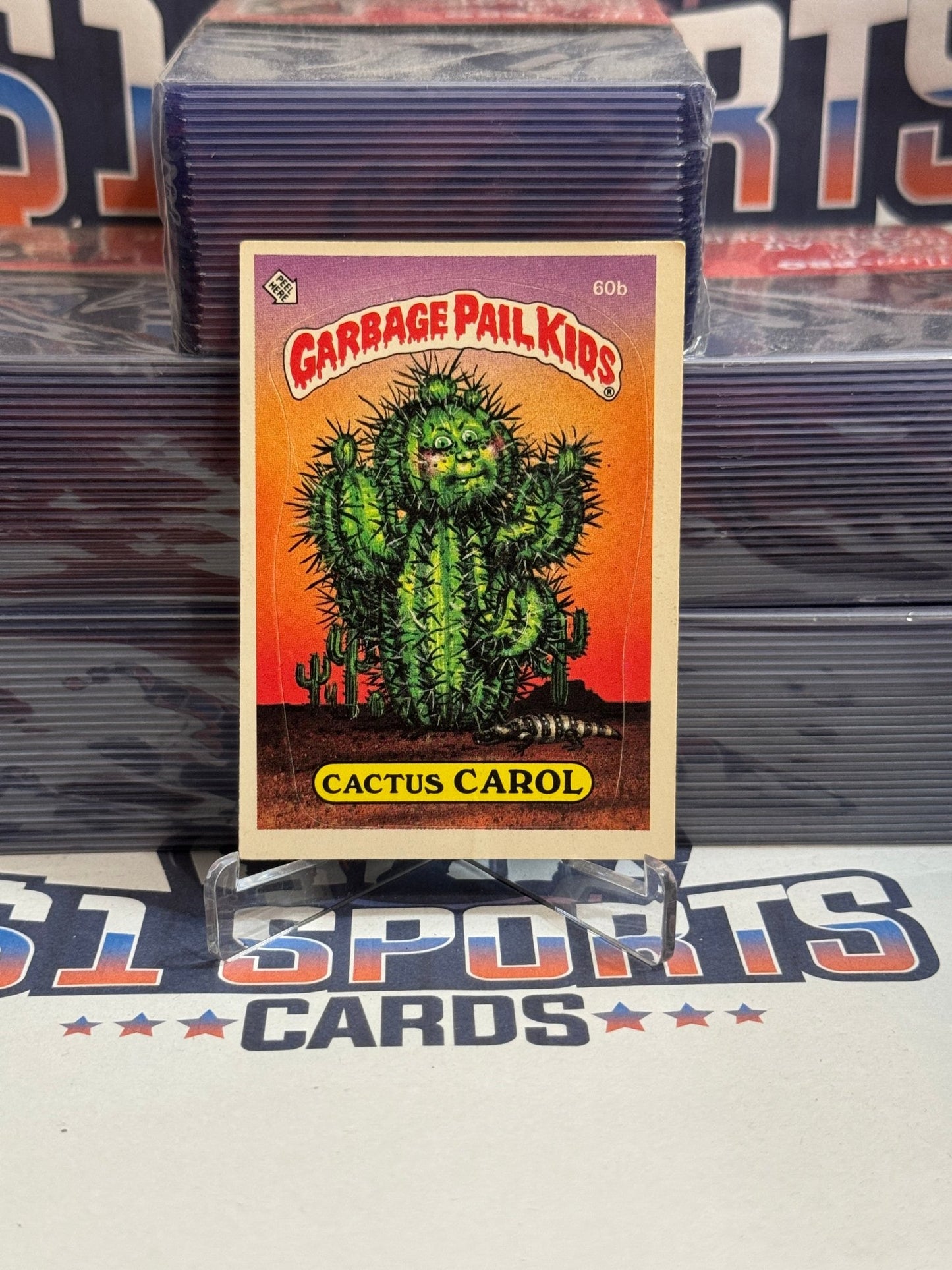 1985 Topps Garbage Pail Kids (Matte) Cactus Carol #60b