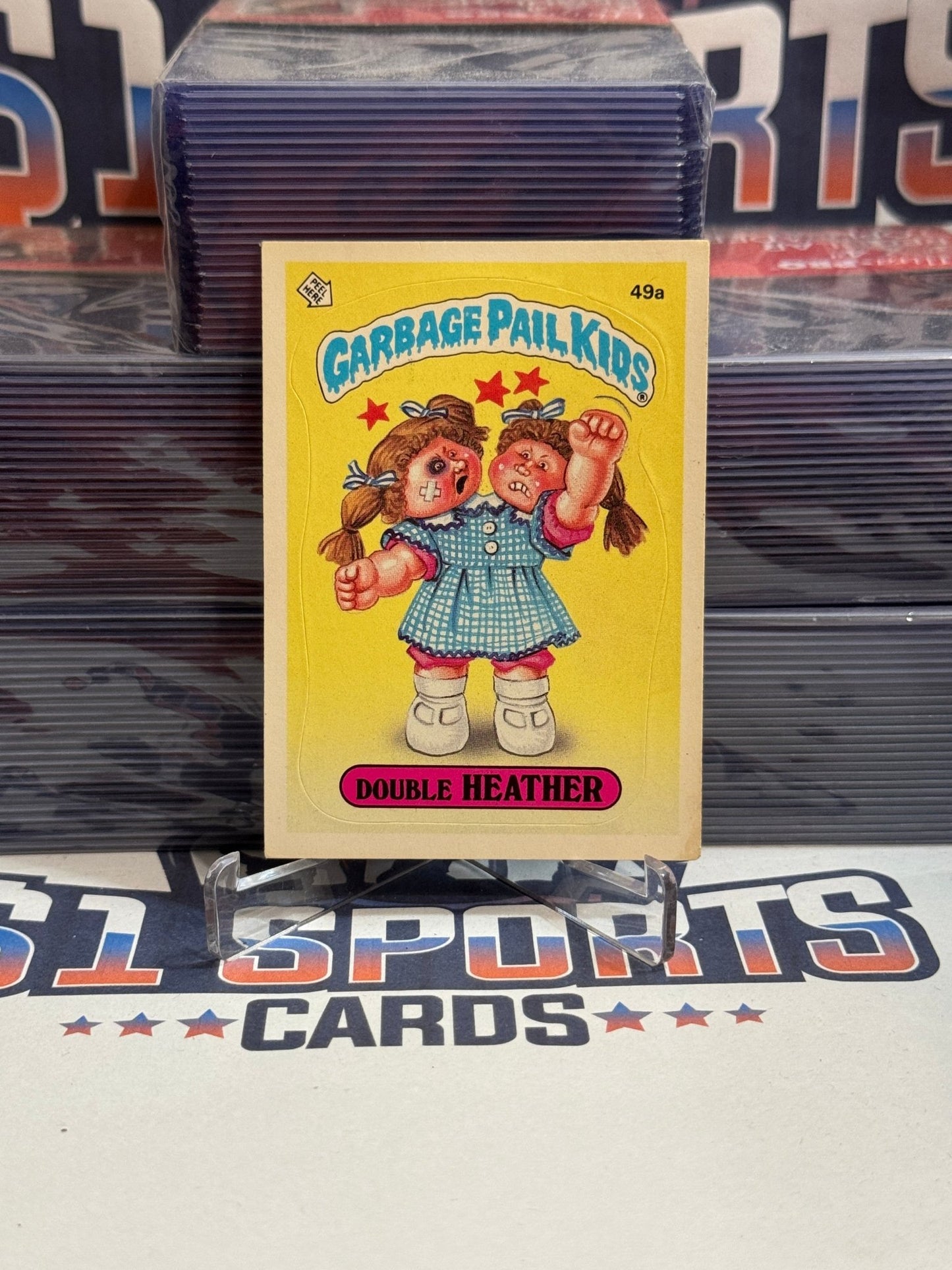 1985 Topps Garbage Pail Kids (Matte) Double Heather #49a