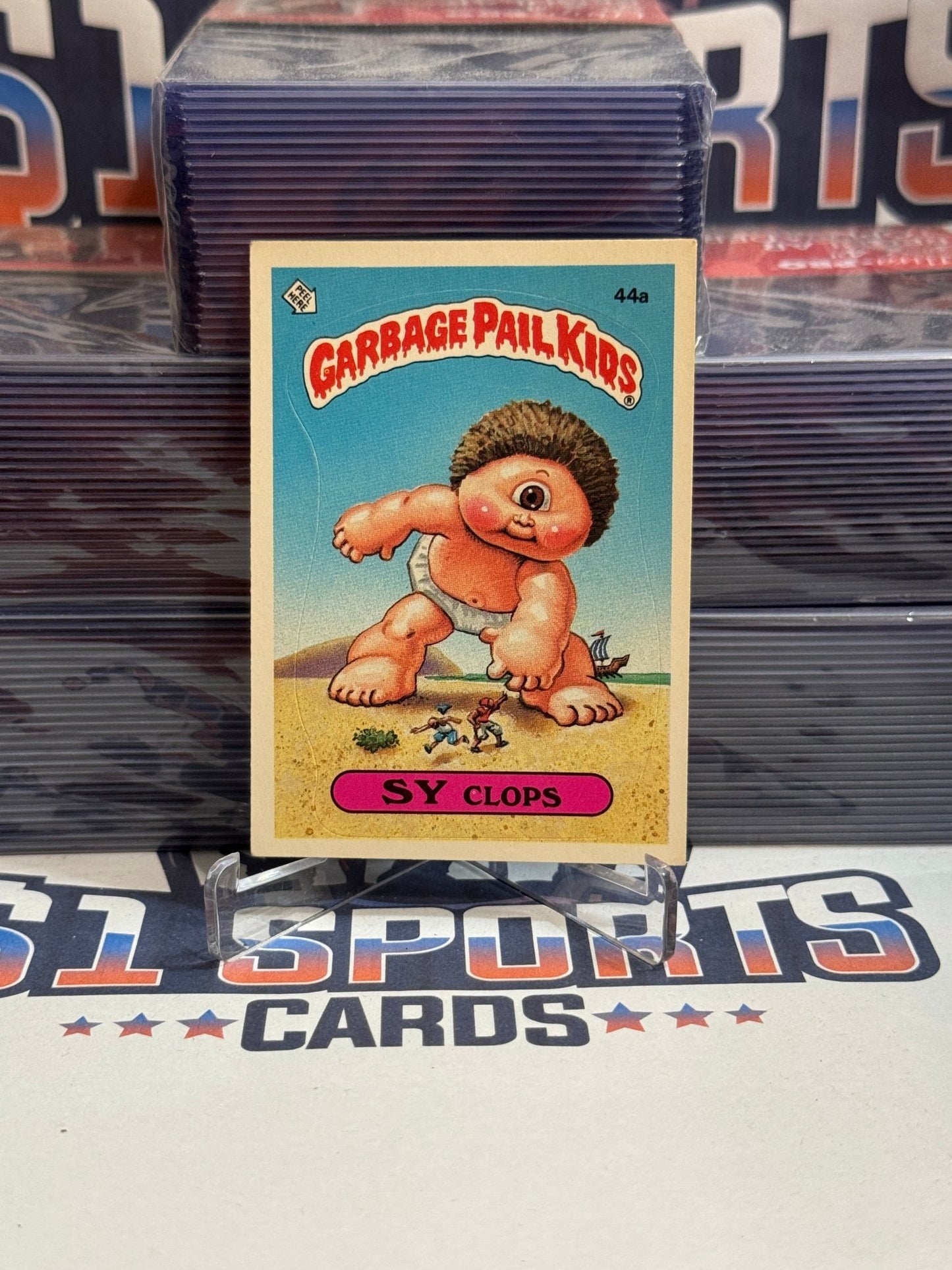 1985 Topps Garbage Pail Kids (Matte) Sy Clops #44a
