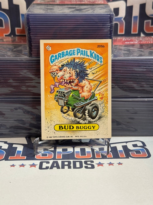 1986 Topps Garbage Pail Kids Bed Buggy #205b