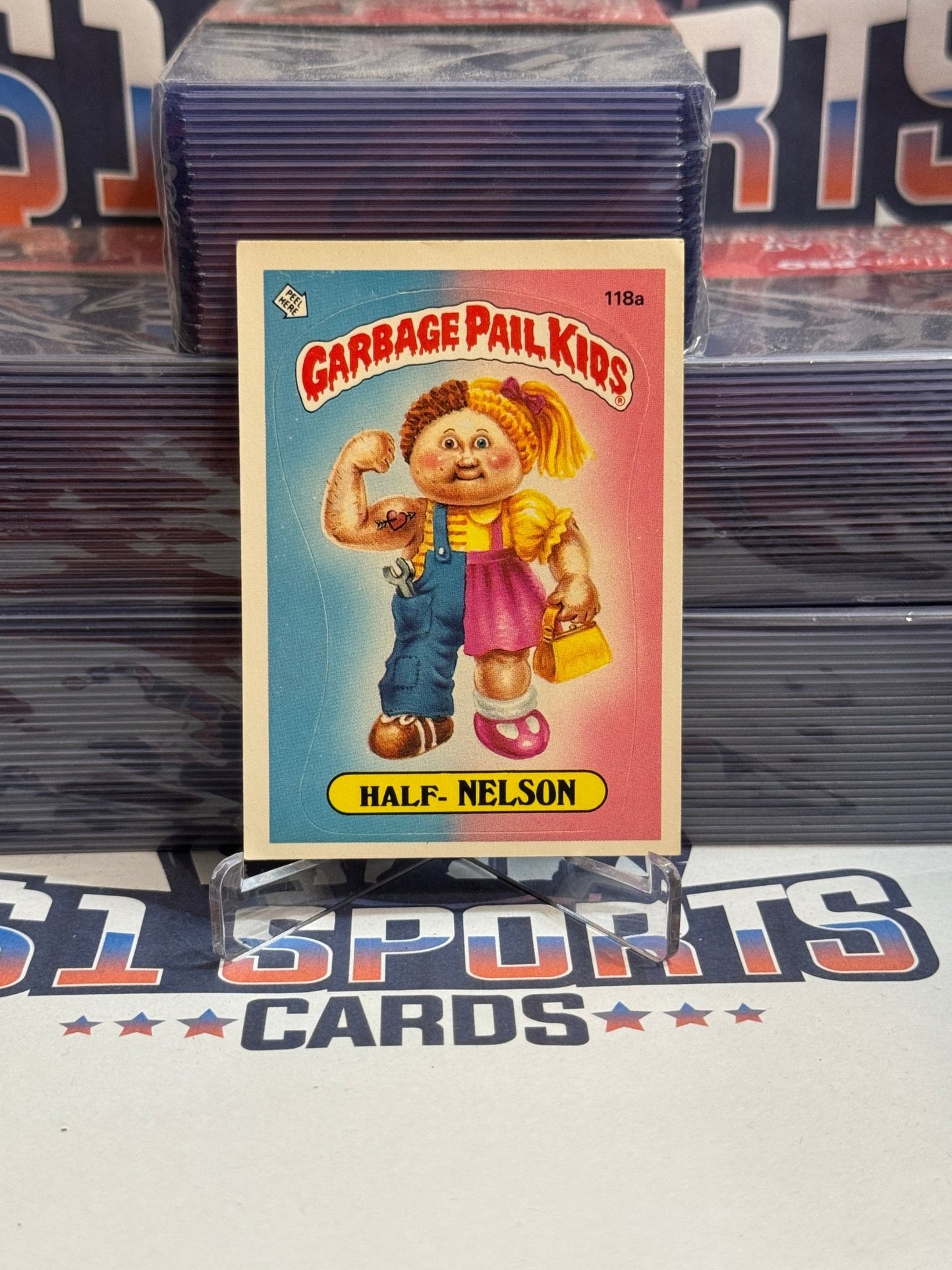 1986 Topps Garbage Pail Kids Half - Nelson #118a