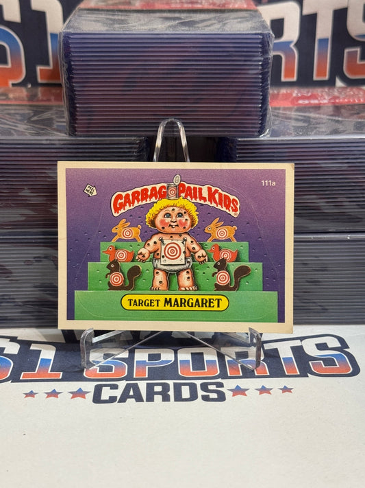 1986 Topps Garbage Pail Kids Target Margaret #111a