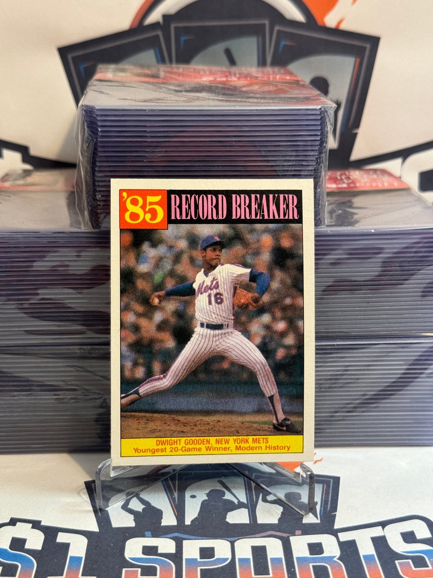 1986 Topps (Record Breaker) Dwight Gooden #202