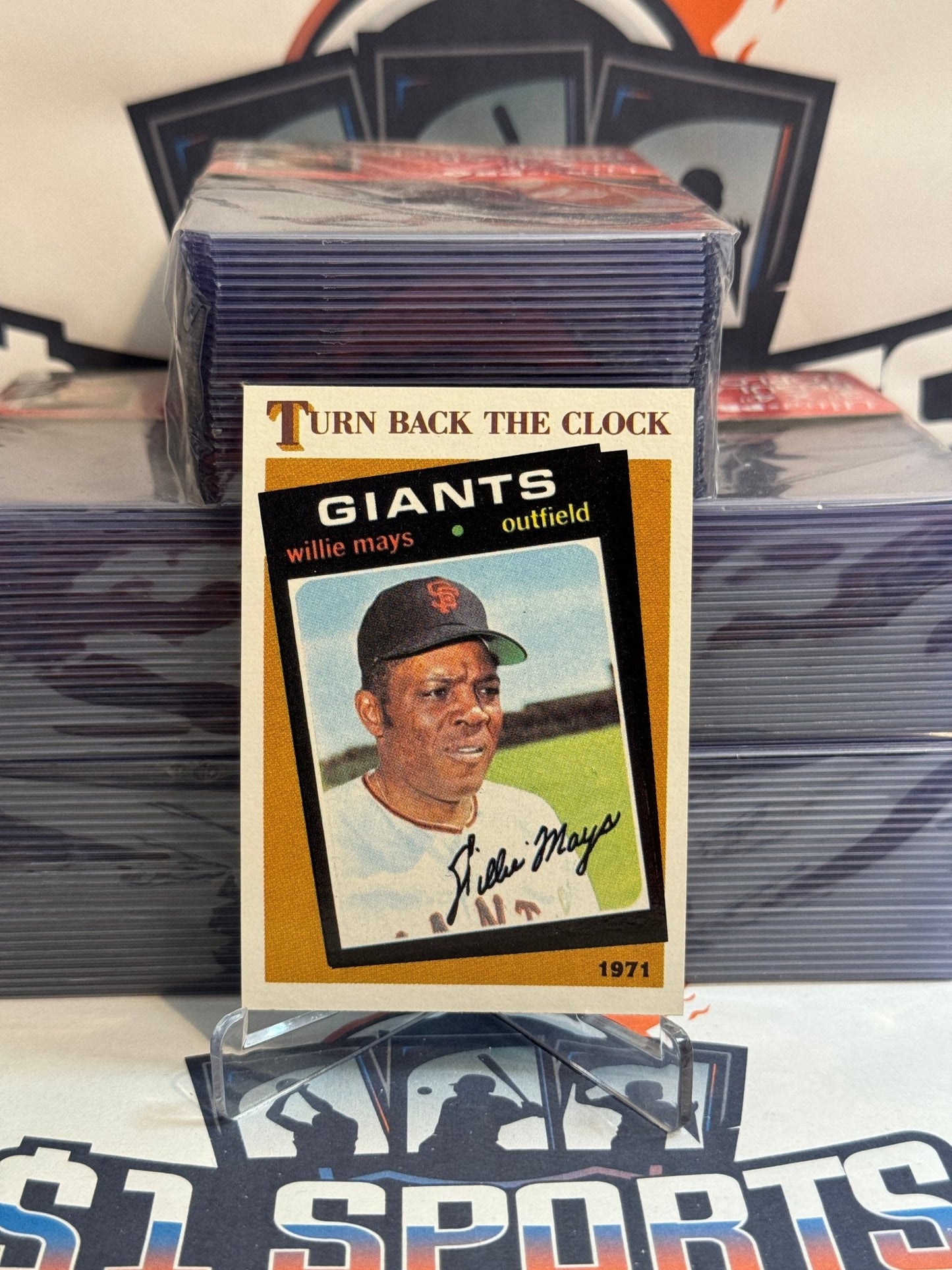 1986 Topps (Turn Back The Clock) Willie Mays #304