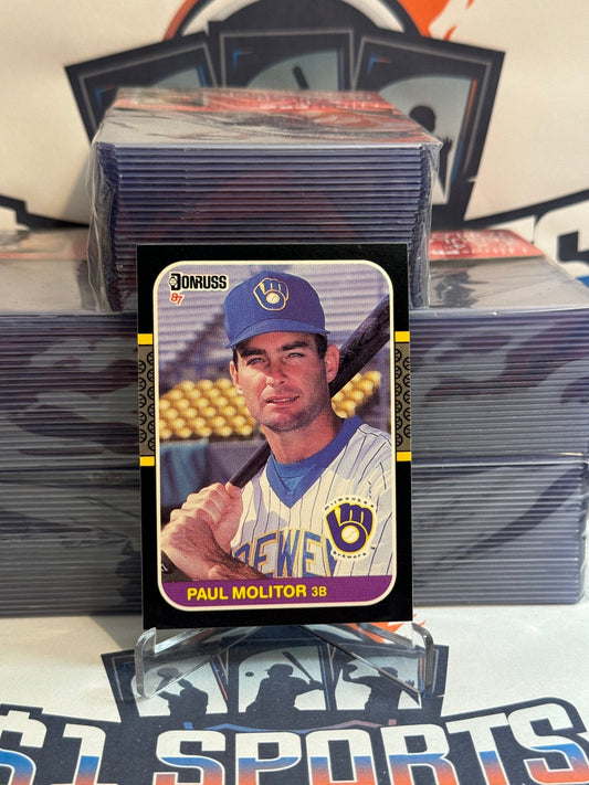 1987 Donruss Paul Molitor #117