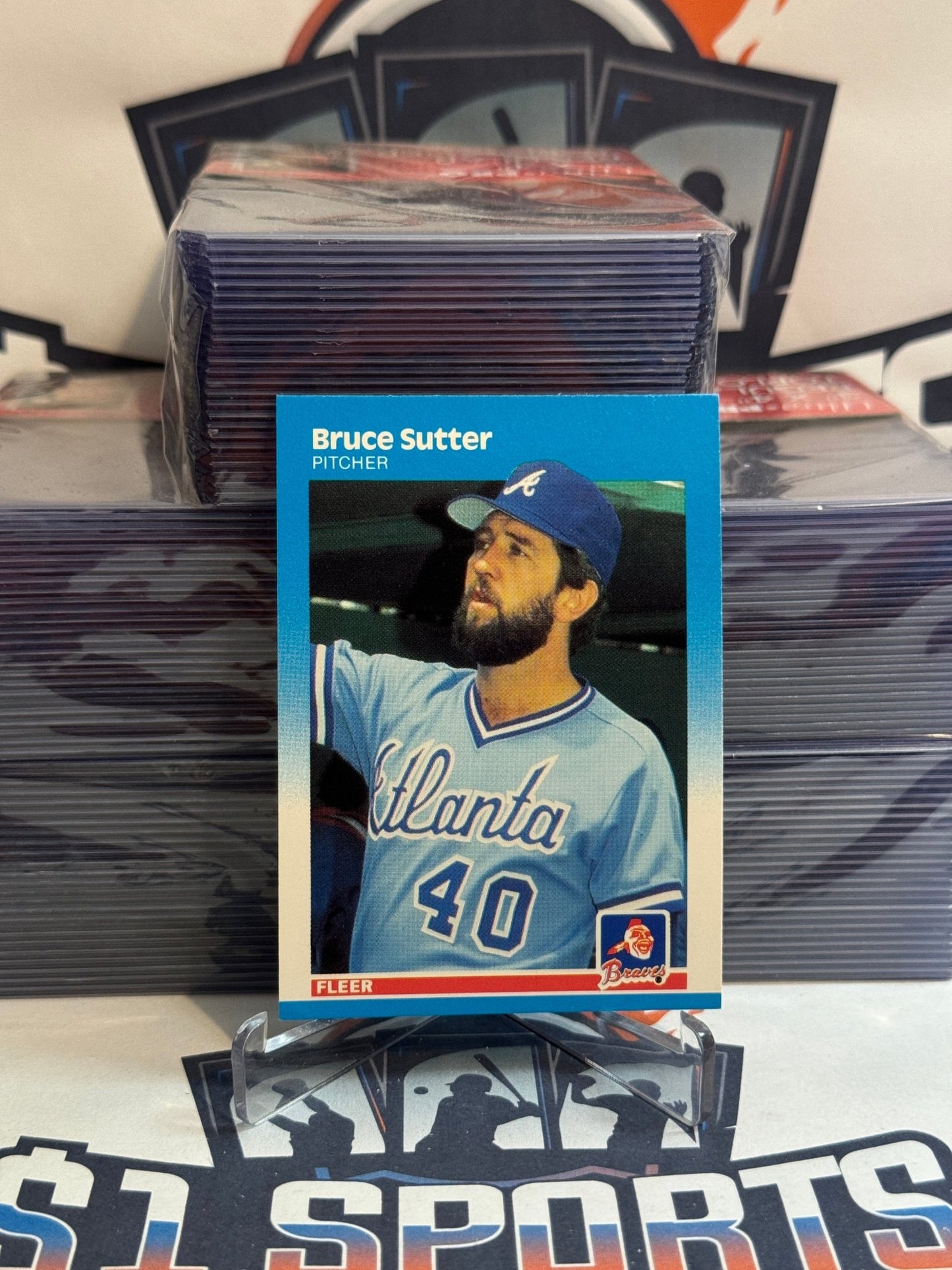 1987 Fleer Bruce Sutter #530