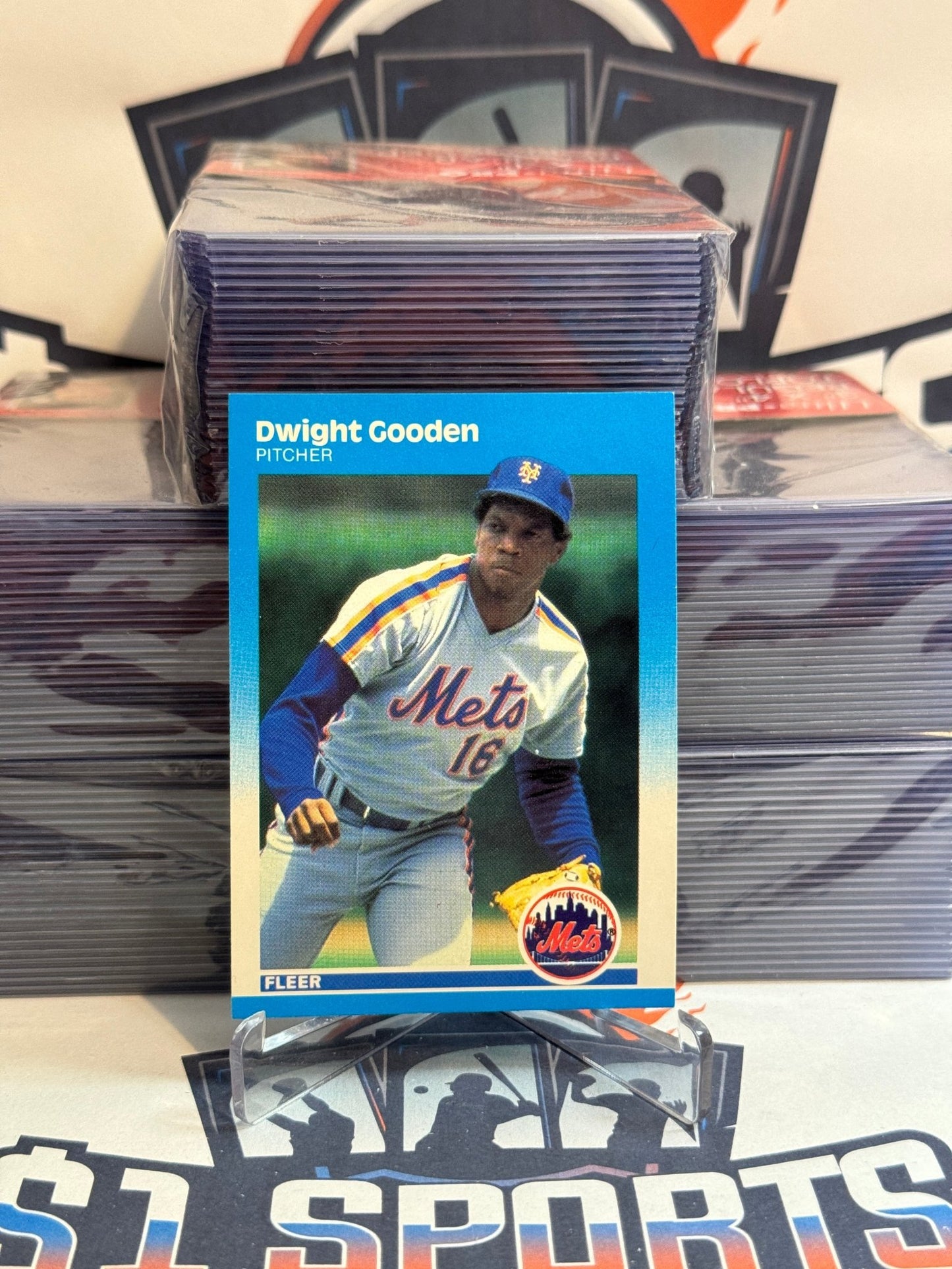 1987 Fleer Dwight Gooden #9