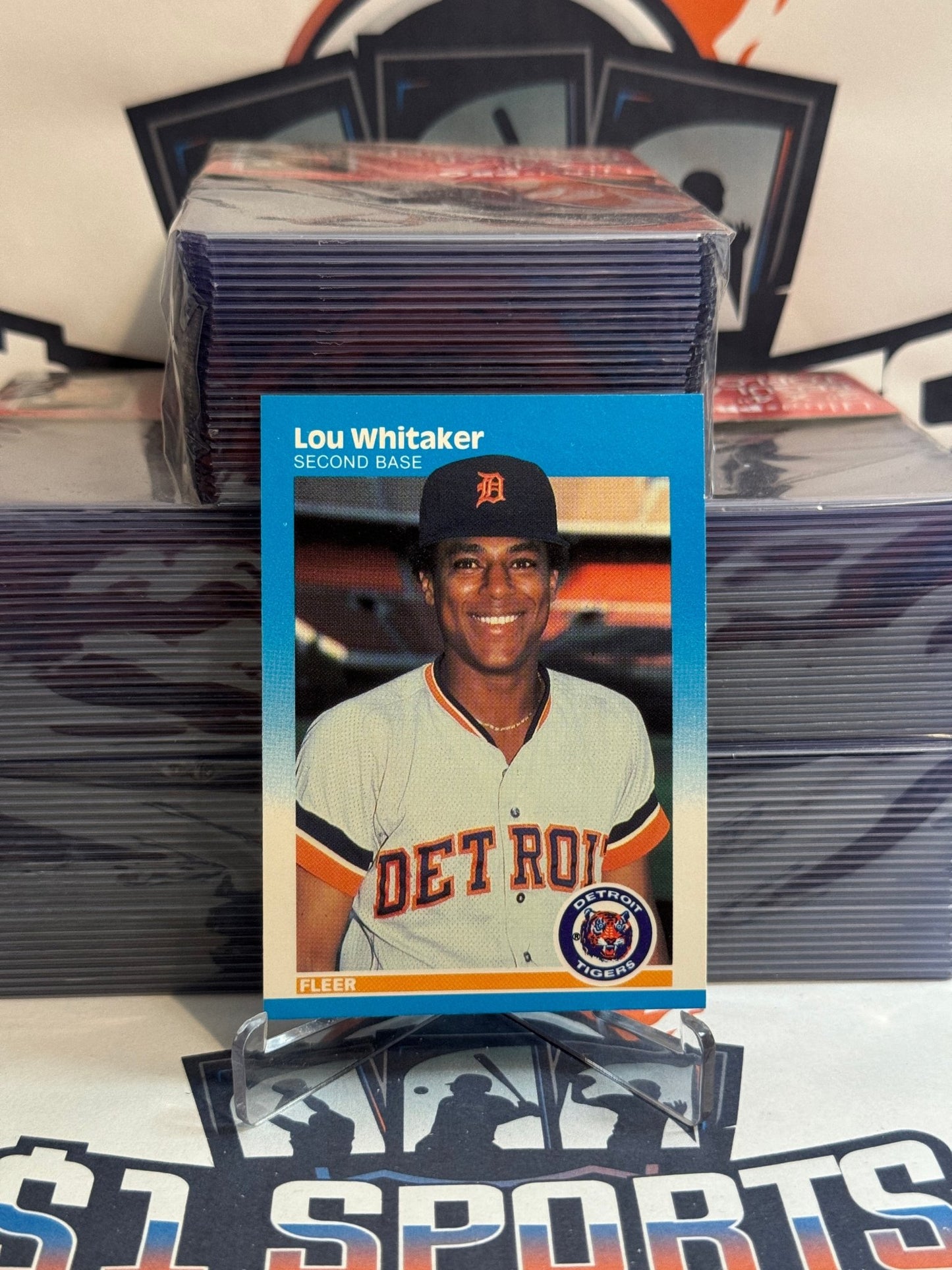 1987 Fleer Lou Whitaker #168