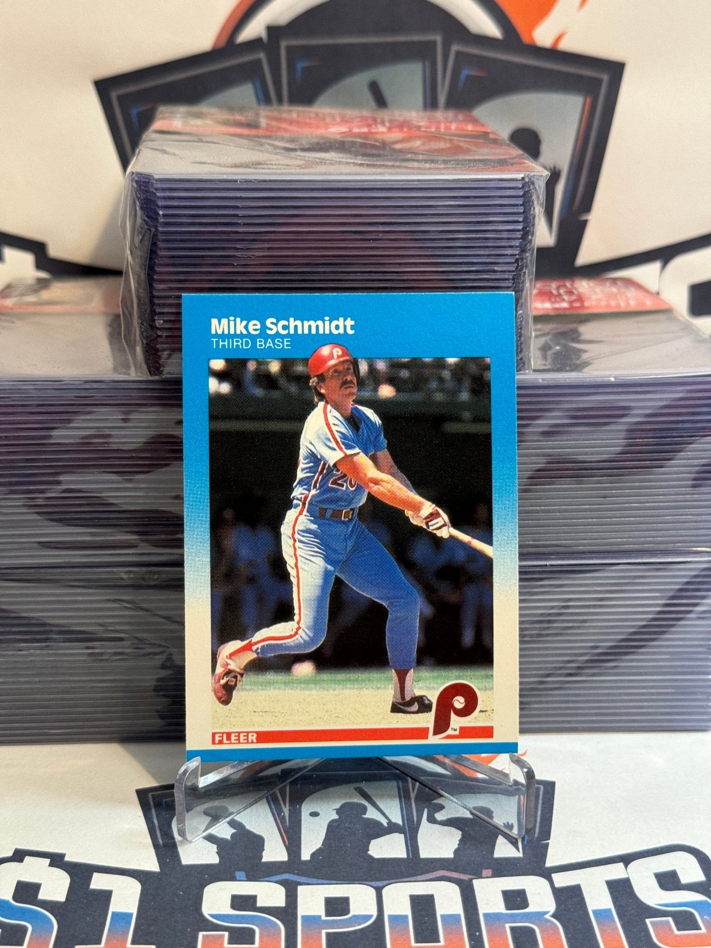 1987 Fleer Mike Schmidt #187