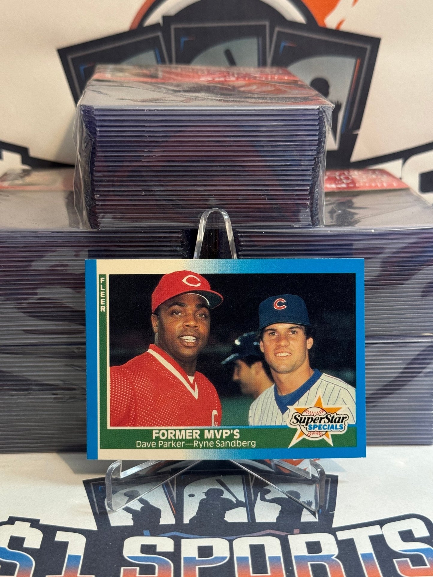 1987 Fleer (SuperStar Specials) Dave Parker & Ryne Sandberg #639
