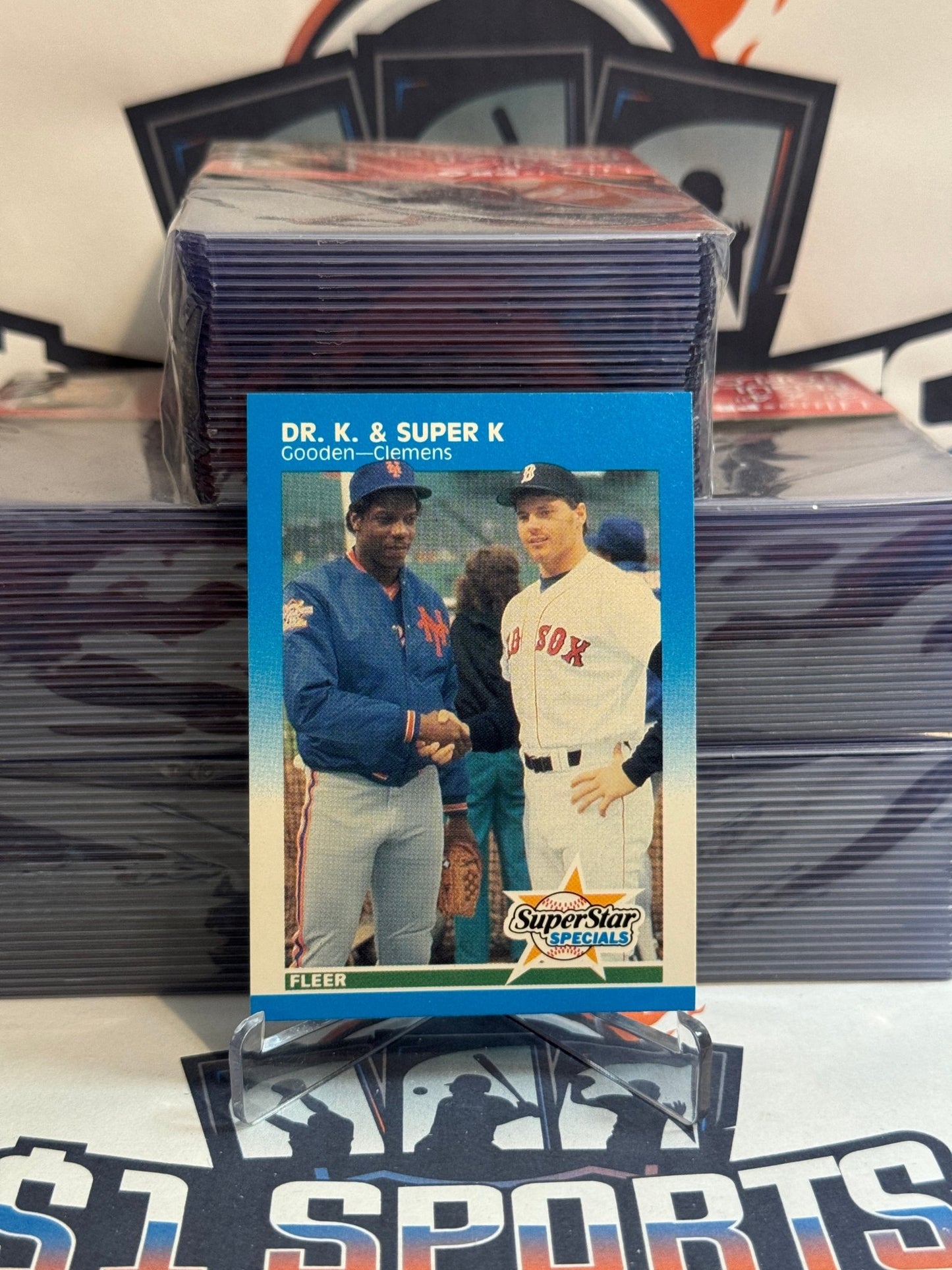 1987 Fleer (SuperStar Specials) Roger Clemens & Dwight Gooden #640