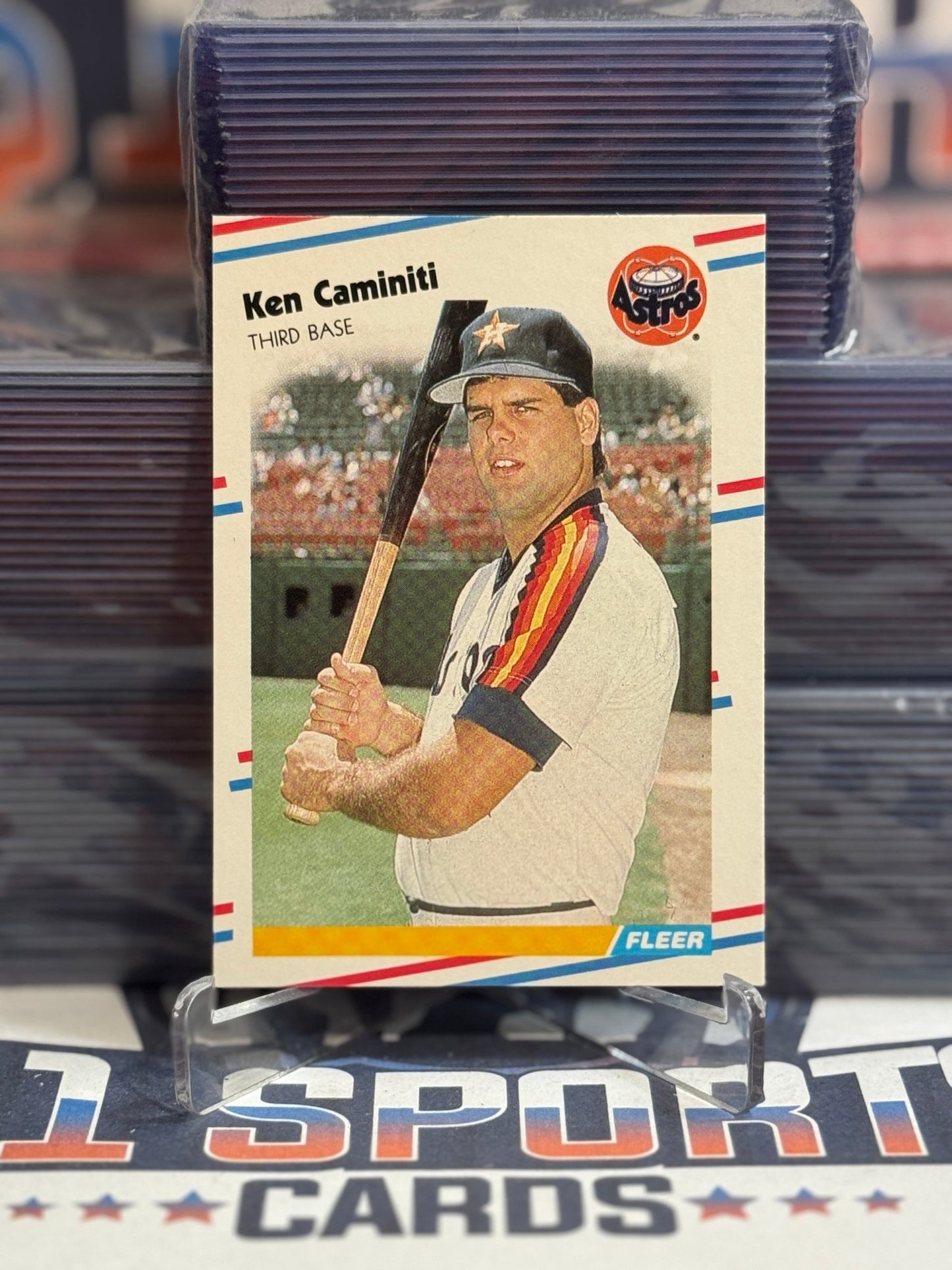 1988 Fleer Ken Caminiti Rookie 441