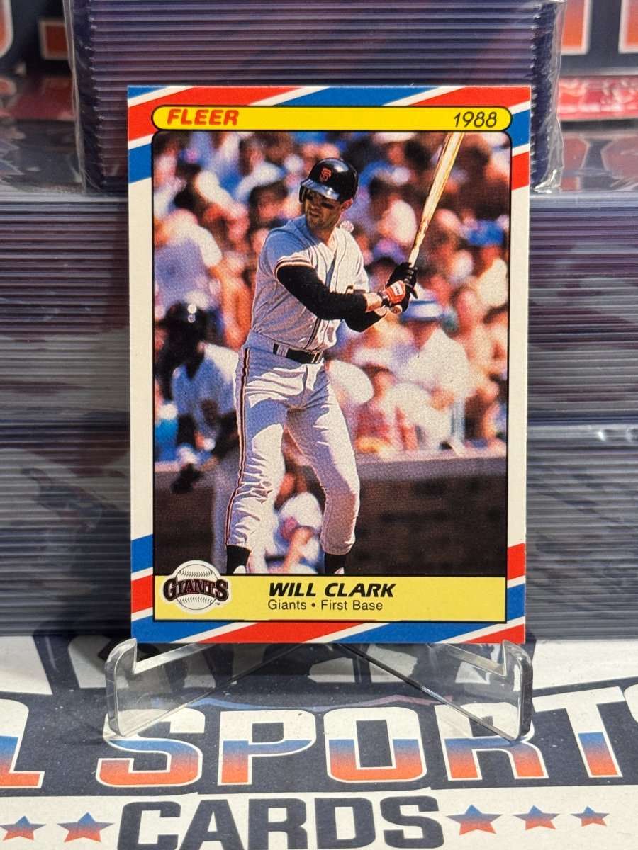 1988 Fleer (Superstars) Will Clark 8