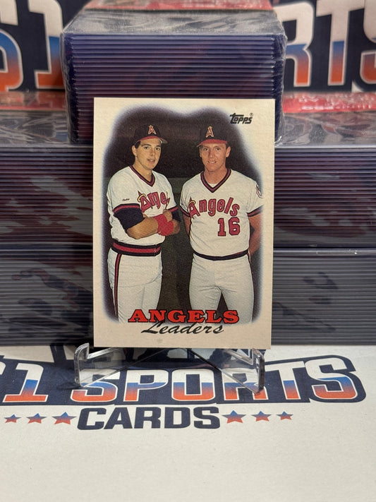 1988 Topps (Angels Team Card) Wally Joyner & Jack Howell #381