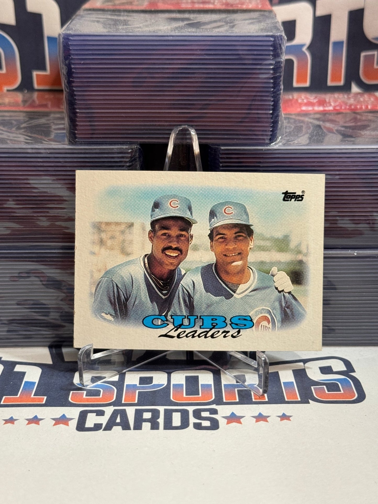 1988 Topps (Cubs Team Card) Shawon Dunston & Manny Trillo #171