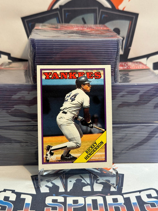 1988 Topps Rickey Henderson #60