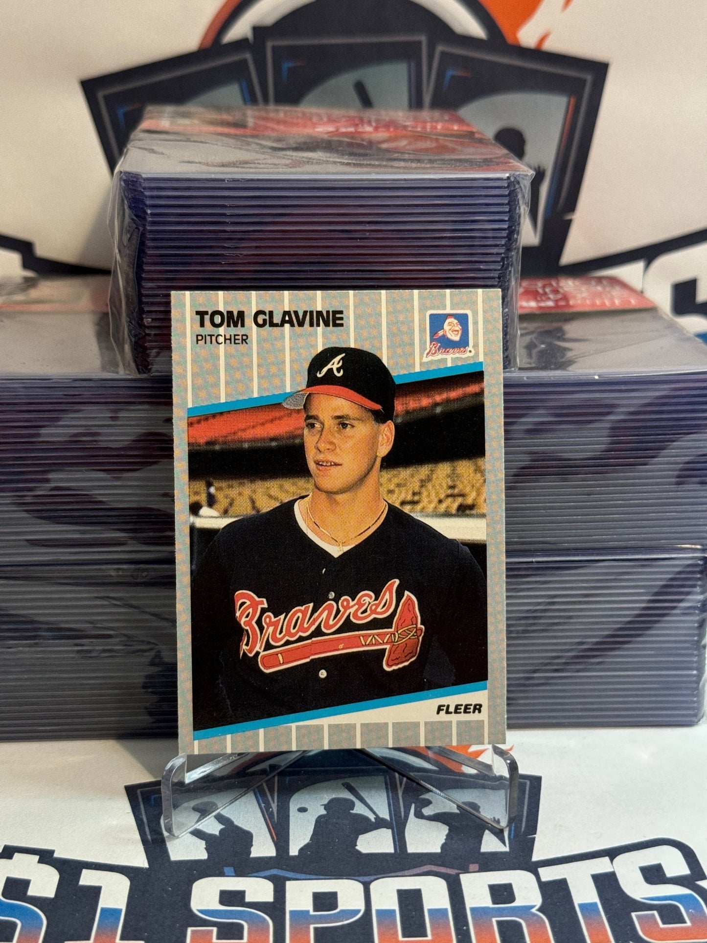1989 Fleer (2nd Year) Tom Glavine #591