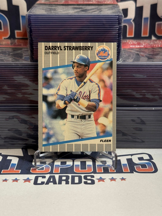 1989 Fleer Darryl Strawberry #49