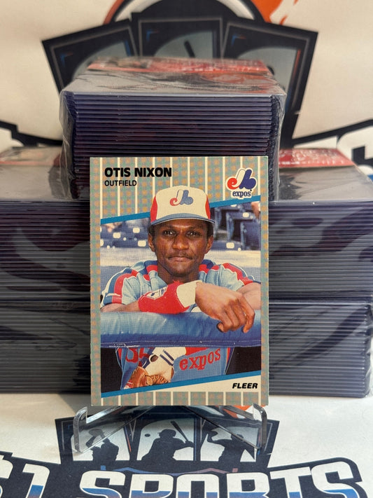 1989 Fleer Otis Nixon #387