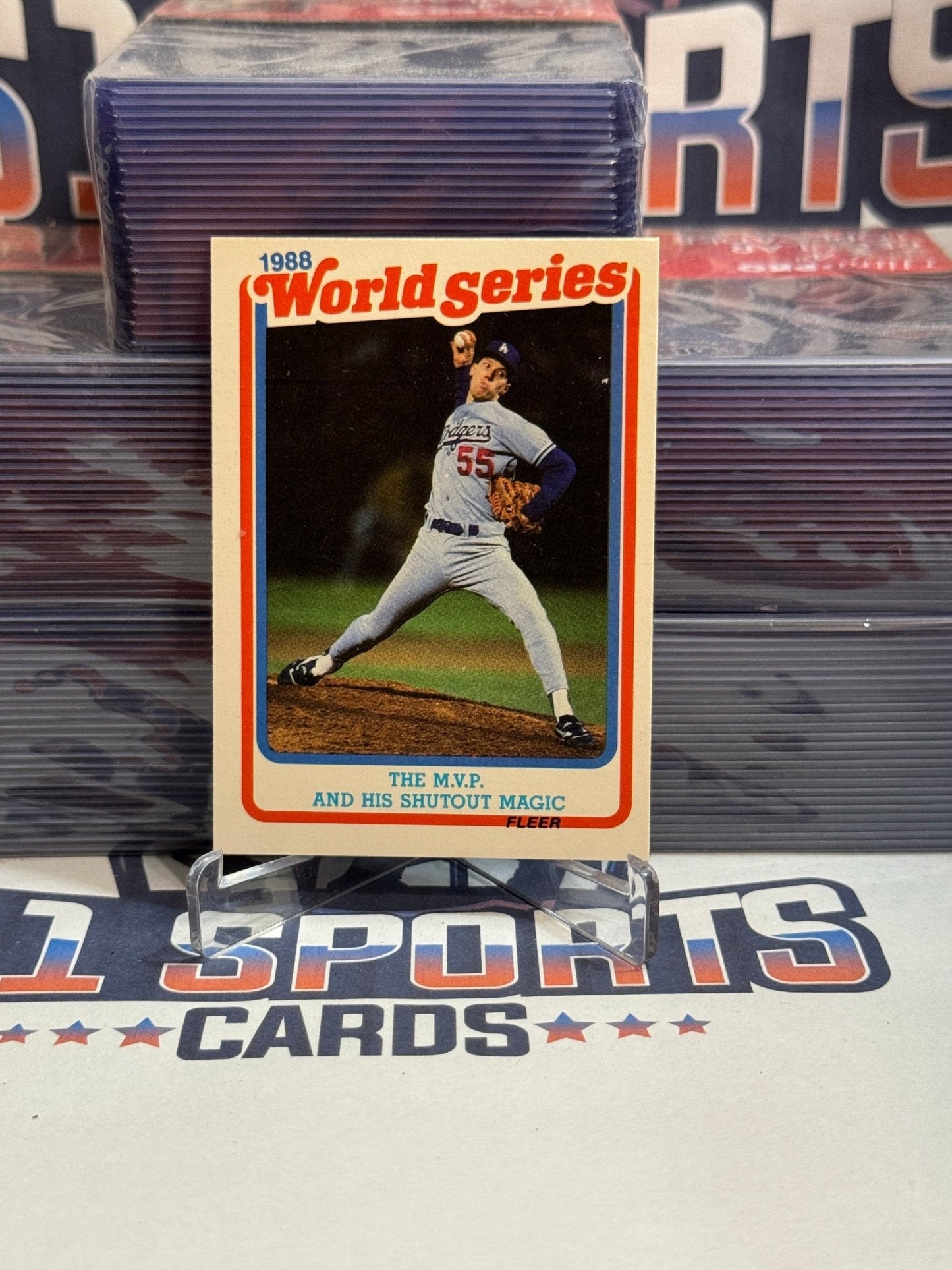 1989 Fleer (World Series) Orel Hershiser 11