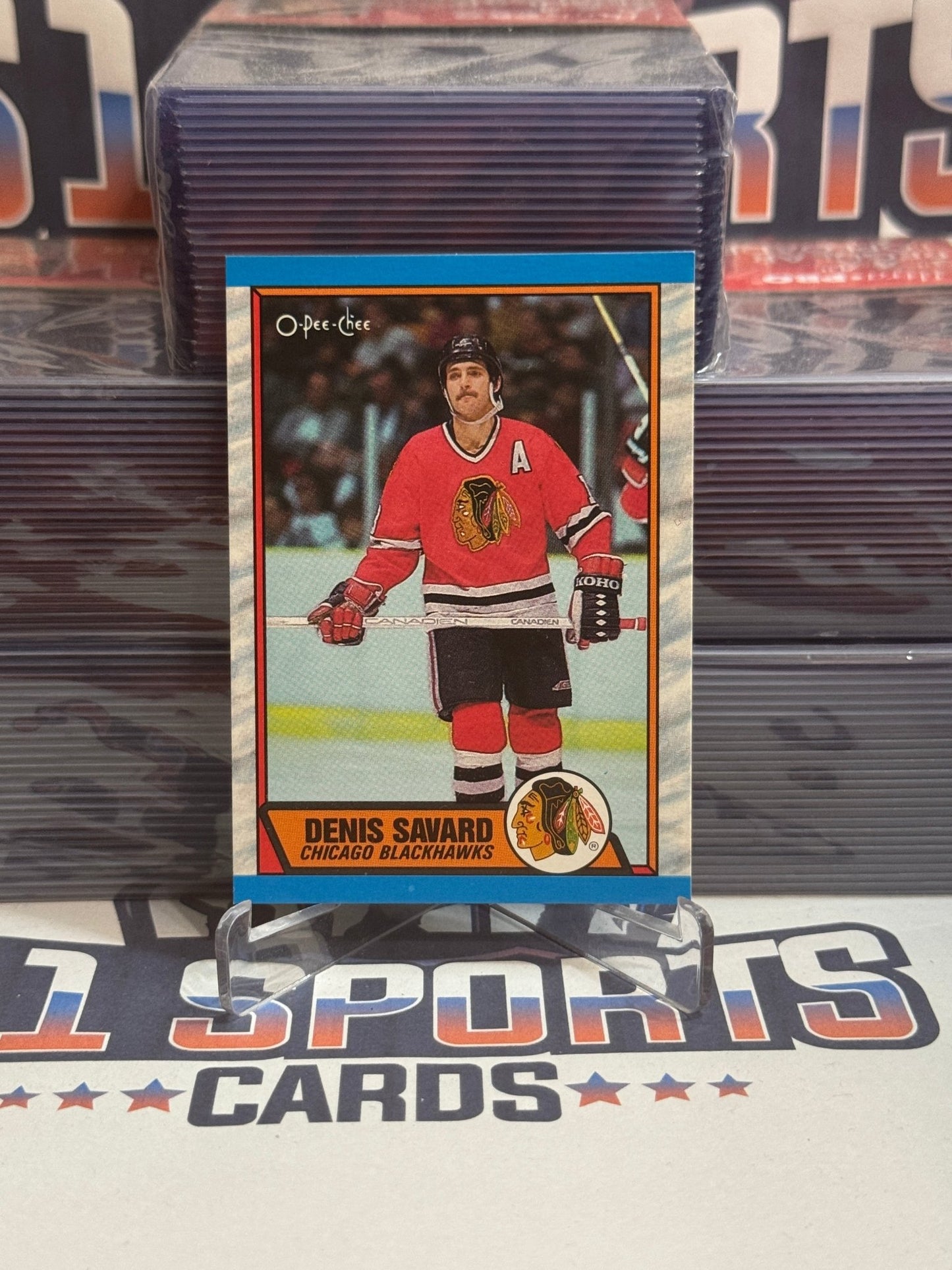 1989 O - Pee - Chee Denis Savard #5