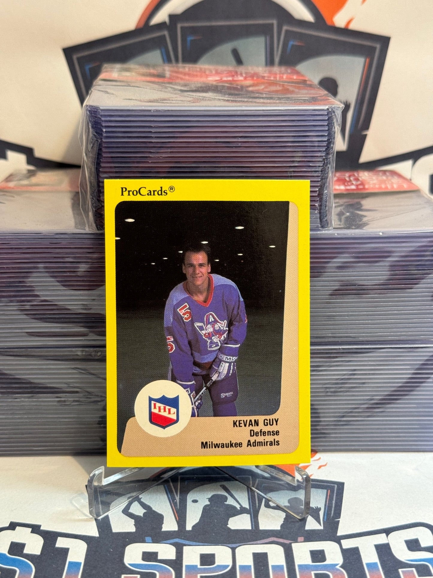 1989 ProCards (IHL) Kevan Guy #177