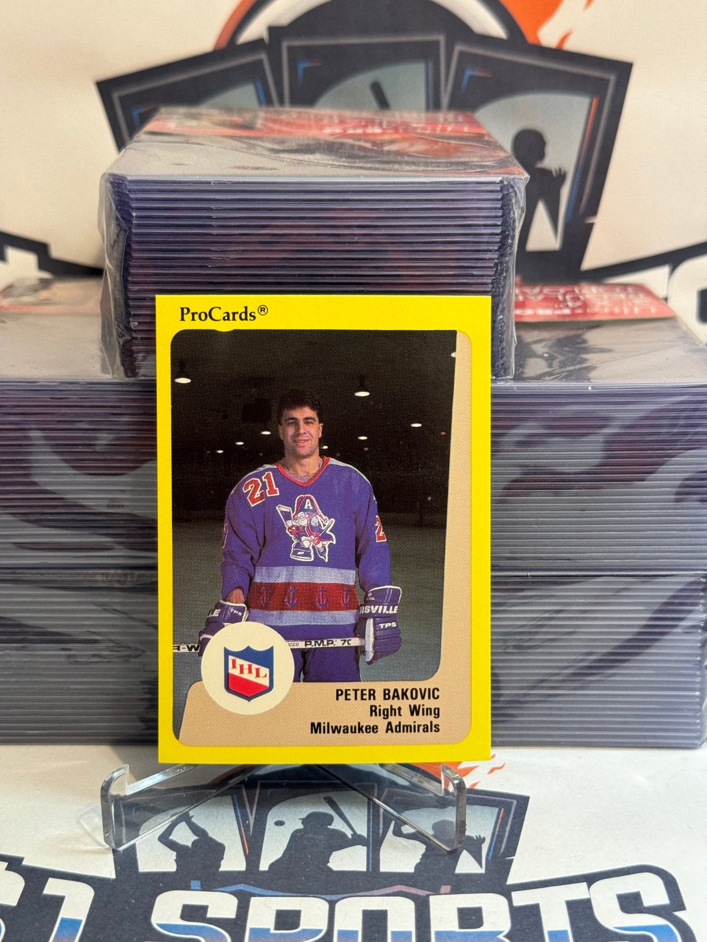 1989 ProCards (IHL) Peter Bakovic #168