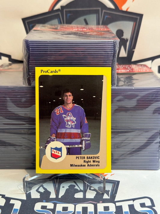 1989 ProCards (IHL) Peter Bakovic #168