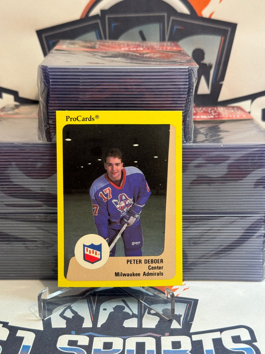 1989 ProCards (IHL) Peter DeBoer #169