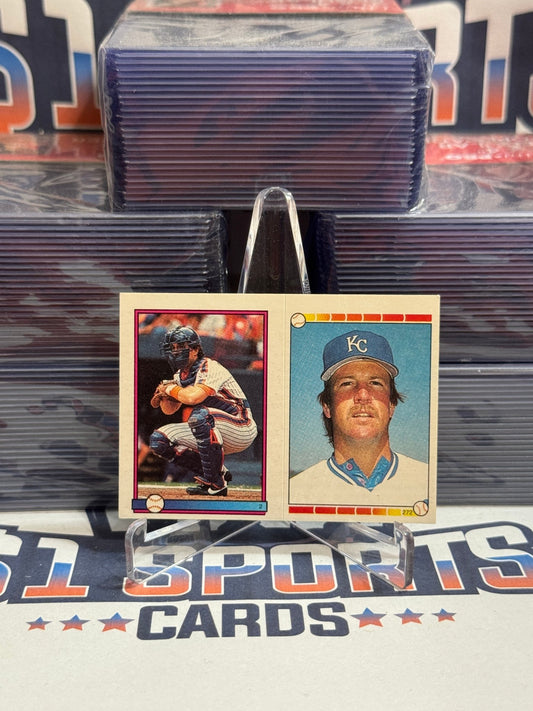 1989 Topps (Mini Sticker) Gary Carter #2