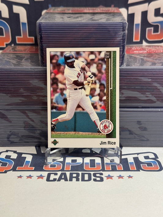 1989 Upper Deck Jim Rice #413