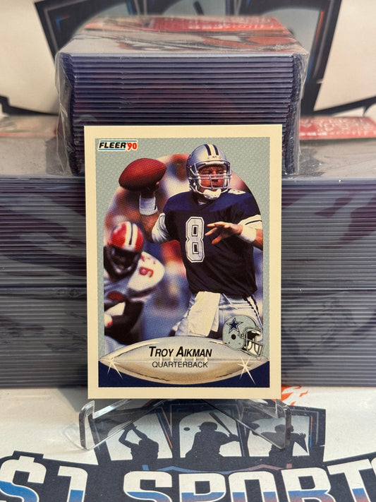 1990 Fleer (2nd Year) Troy Aikman #384