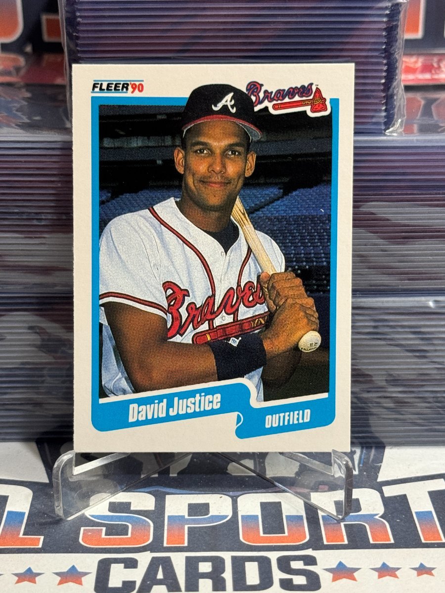 1990 Fleer David Justice Rookie 586