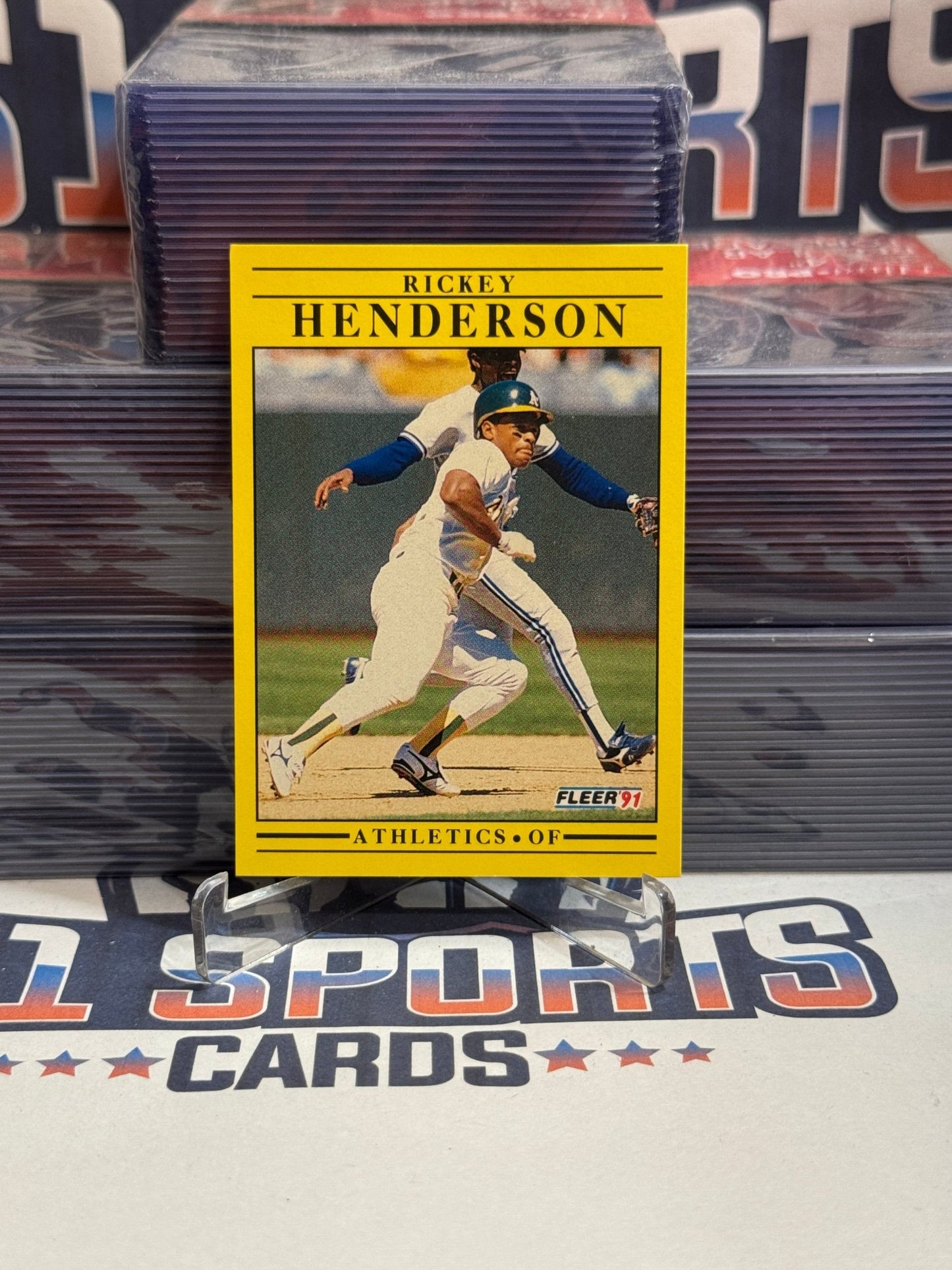 1990 Fleer Rickey Henderson #10