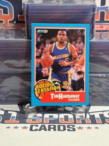 1990 Fleer (Rookie Sensation) Tim Hardaway 8