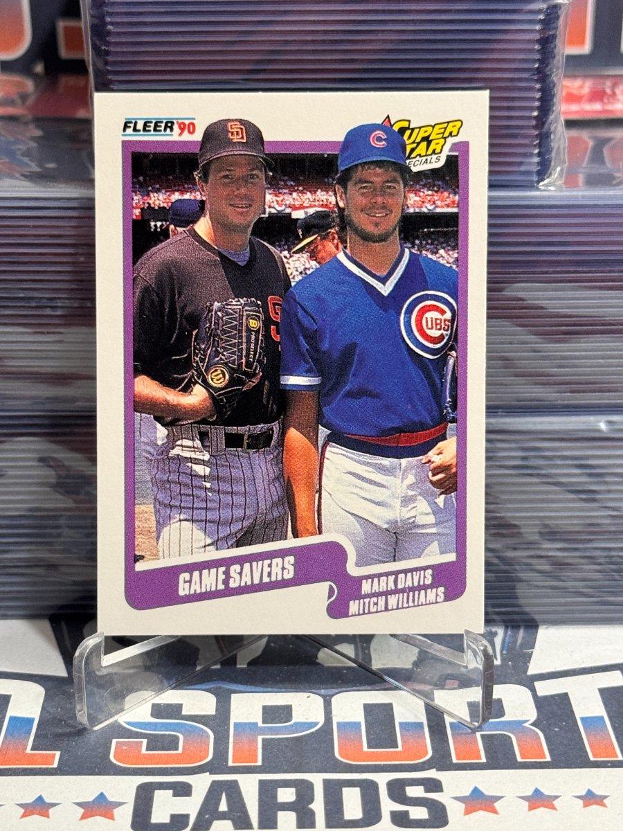 1990 Fleer (Super Star Specials) Mark Davis & Mitch Williams #631