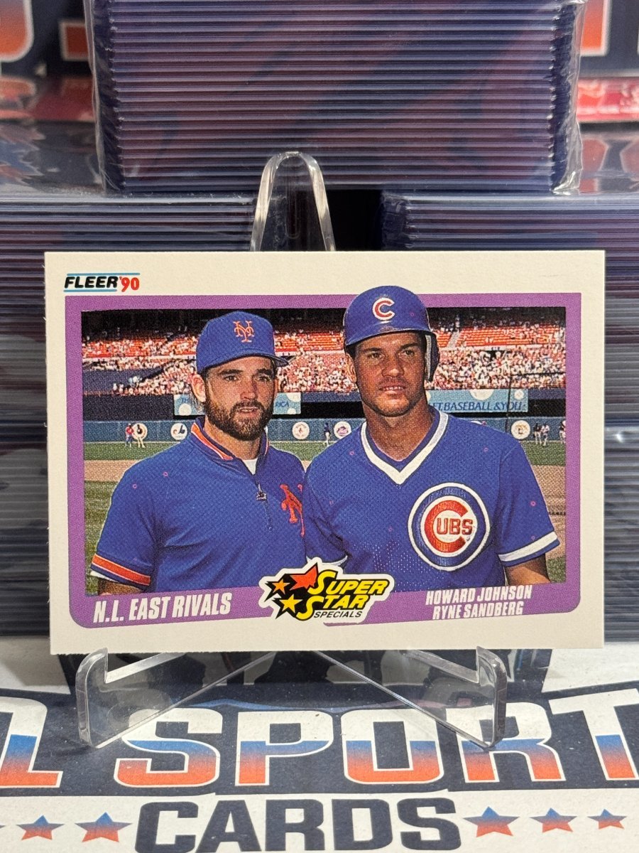 1990 Fleer (Super Star Specials) Ryne Sandberg & Howard Johnson 639