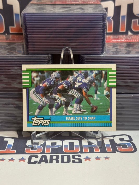1990 Topps (Seahawks Team Card) Grant Feasel #526