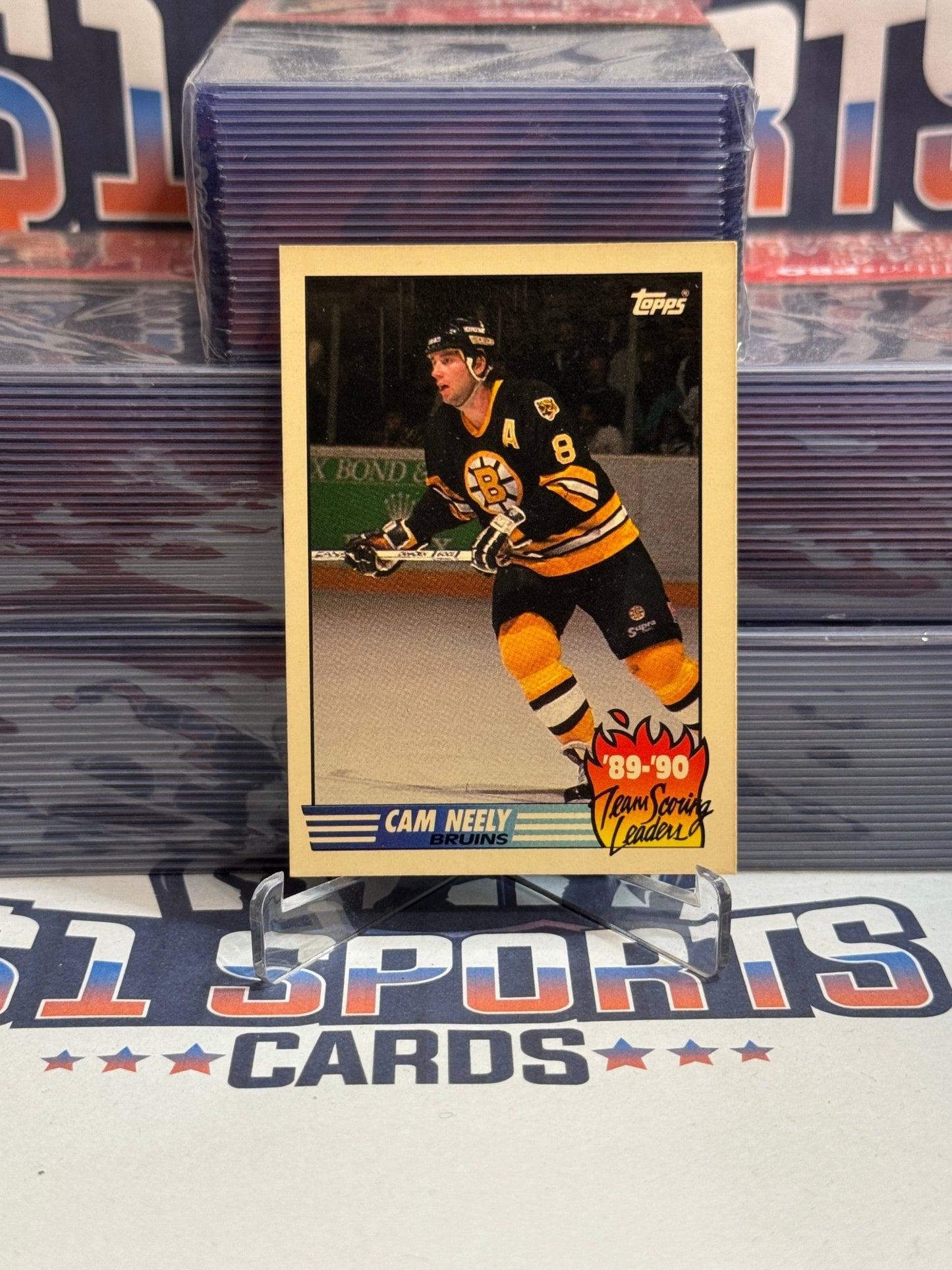 1990 Topps (Team Scoring Leaders) Cam Neely #3