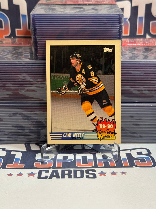 1990 Topps (Team Scoring Leaders) Cam Neely #3